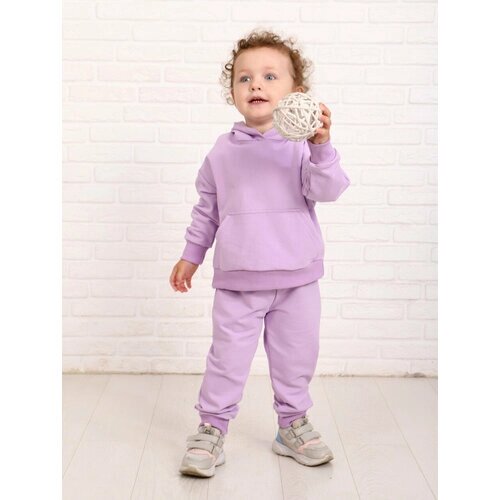 Комплект одежды Милаша, размер 104, фиолетовый