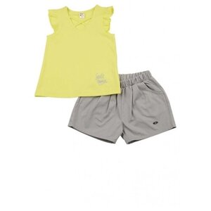 Комплект одежды Mini Maxi, повседневный стиль, размер 104, желтый