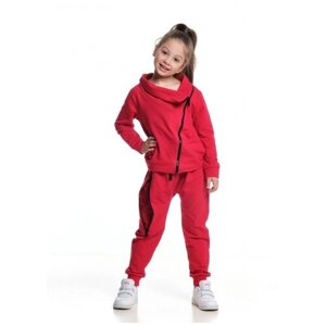 Комплект одежды Mini Maxi, толстовка и брюки, повседневный стиль, размер 104, красный