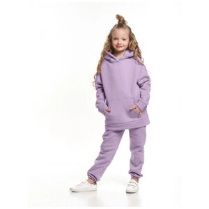Комплект одежды Mini Maxi, толстовка и брюки, повседневный стиль, размер 128, фиолетовый
