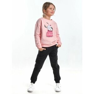 Комплект одежды Mini Maxi, толстовка и брюки, размер 122, розовый