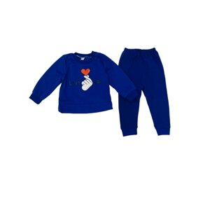 Комплект одежды Velikonemalo, размер 104, синий, красный