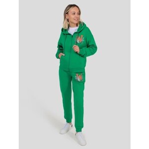 Комплект одежды VITACCI, джемпер и брюки, спортивный стиль, размер 158/164, зеленый