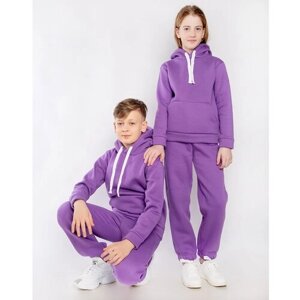 Комплект одежды YOULALA для девочек, повседневный стиль, размер 122-128, фиолетовый