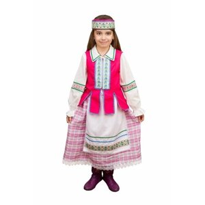 Костюм национальный детский Белорусская девочка (134)