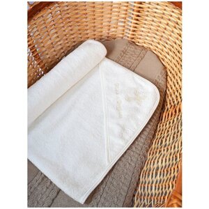 Крестильное полотенце для рук LEO , размер 80*85 , экрю, белый