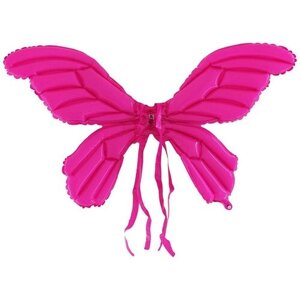 Крылья надувные Бабочка, розовые 92 см.