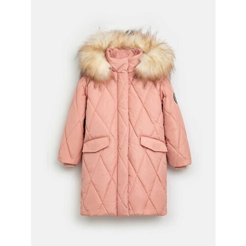 Куртка Acoola зимняя, размер 110, розовый