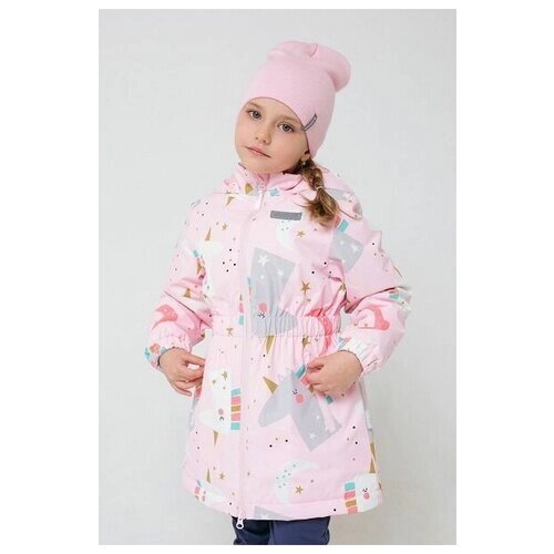 Куртка crockid для девочек, размер 92, розовый