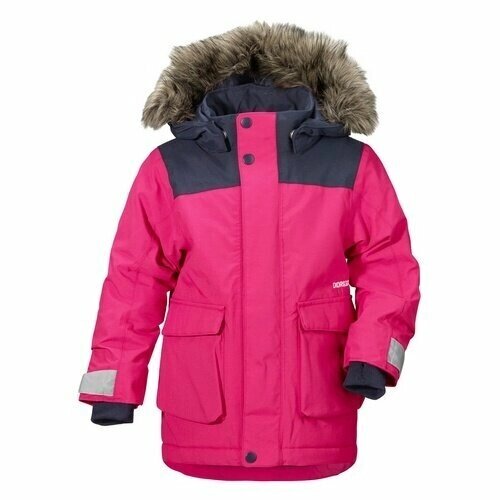 Куртка Didriksons, размер 140, коралловый, розовый
