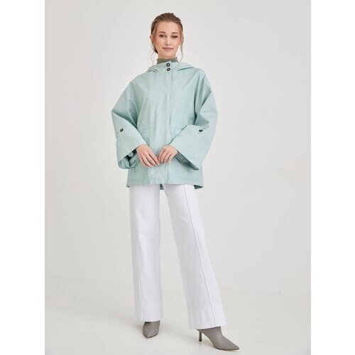 Куртка Fidan, демисезон/лето, силуэт прямой, размер 46, зеленый