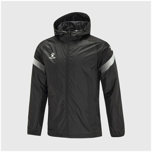 Куртка Kelme Ветровка Kelme Rain Jacket 8061WT1005-201, размер XXL, черный