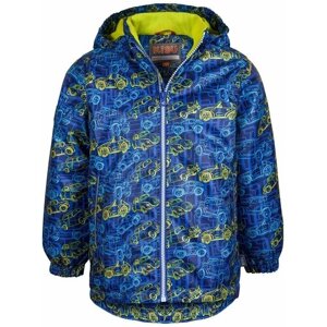 Куртка KISU демисезонная, водонепроницаемость, ветрозащита, манжеты, мембрана, размер 104, голубой