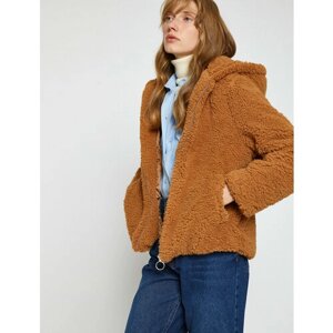 Куртка KOTON, размер 36, коричневый