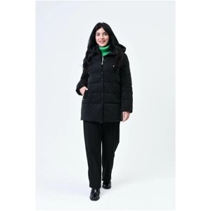 Куртка Maritta, размер 42 (52RU), черный