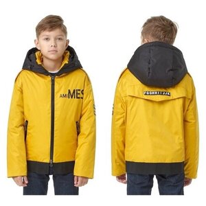 Куртка Mes Ami для мальчиков, демисезон/зима, размер 152, желтый
