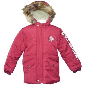 Куртка MIDIMOD GOLD для мальчиков, демисезон/зима, размер 92-98, бордовый