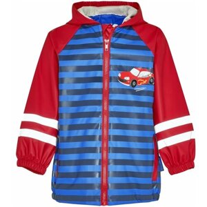Куртка Playshoes для мальчиков, размер 92, красный, синий