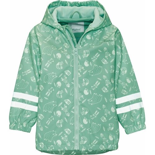 Куртка Playshoes Лесные обитатели, демисезон/зима, размер 104, зеленый