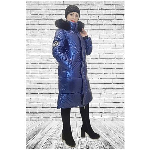 Куртка Пуховик женский зимний длинный с капюшоном с мехом теплый до -20 градусов ниже колена свободного кроя оверсайз необычный непромокаемый модный большой размер стильный зимняя куртка женская удлиненная теплое