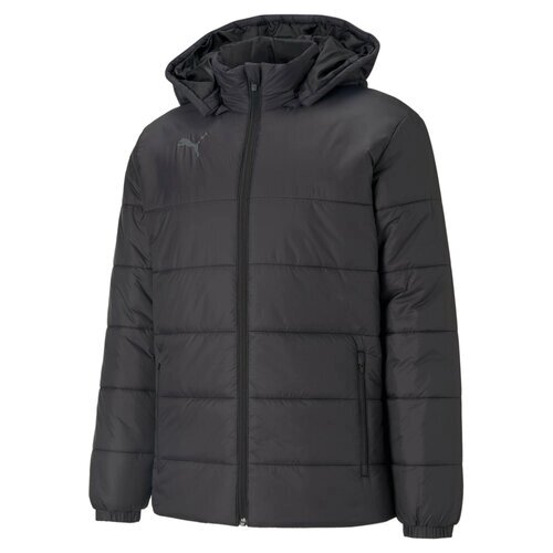 Куртка PUMA TeamLIGA Padded Jacket, размер S, черный