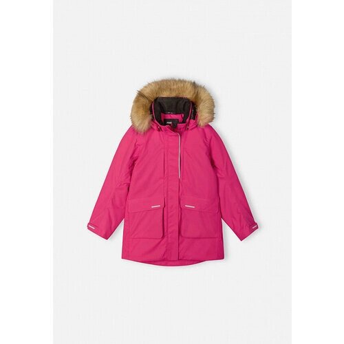 Куртка Reima, размер 140, розовый, красный
