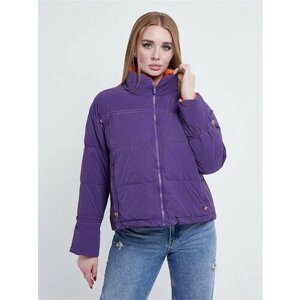 Куртка-рубашка Riches, размер 44, фиолетовый