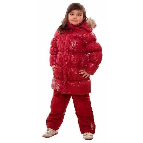 Куртка Velfi зимняя, размер 104, красный
