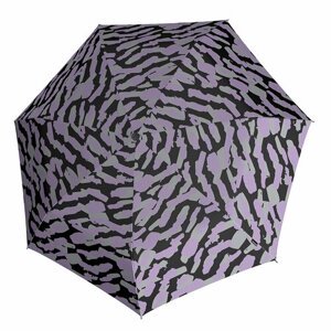 Мини-зонт Knirps, механика, 4 сложения, купол 90 см., 7 спиц, система «антиветер», чехол в комплекте, для женщин, фиолетовый