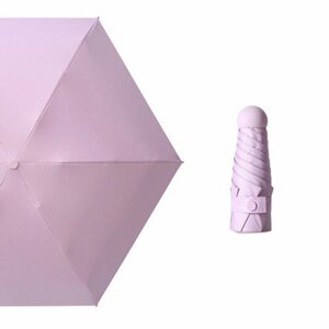 Мини-зонт механика, 3 сложения, купол 90 см., 6 спиц, система «антиветер», чехол в комплекте, розовый