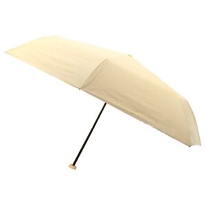 Мини-зонт NINETYGO, механика, 2 сложения, для женщин, желтый