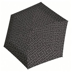 Мини-зонт reisenthel, механика, купол 97 см., серый, черный