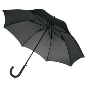 Мини-зонт Unit, полуавтомат, купол 100 см., 8 спиц, черный