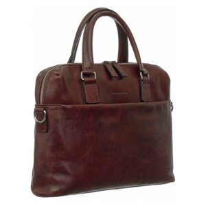 Мужская кожаная бизнес-сумка Bruno Perri L15912/2 коричневый