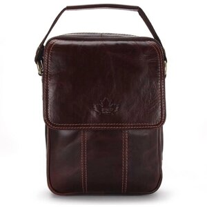 Мужская сумка-планшет из натуральной кожи «Протей» M1599 Coffee