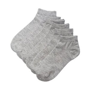 Мужские носки , 6 пар, укороченные, подарочная упаковка, размер 41-47, серый