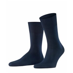 Мужские носки Falke, 1 пара, классические, нескользящие, размер 41-42, синий