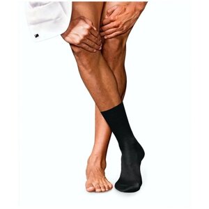 Мужские носки Falke, 1 пара, классические, нескользящие, размер 43-44, черный
