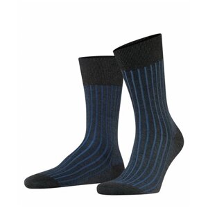 Мужские носки Falke, 1 пара, классические, размер 43-44, синий, черный