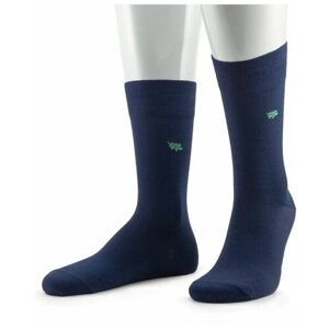 Мужские носки Grinston, 3 пары, классические, размер 29, синий