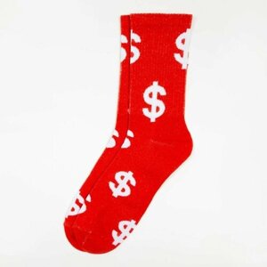 Мужские носки Kaftan, 1 пара, классические, размер 41-44, красный