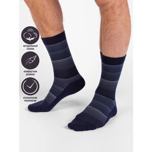 Мужские носки Красная Ветка, 1 пара, классические, размер 27, синий