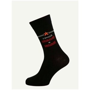 Мужские носки Красная Ветка, 2 пары, классические, размер 38/40, черный