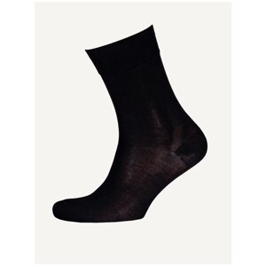 Мужские носки LorenzLine, 1 пара, классические, антибактериальные свойства, размер 29 (43-44), черный