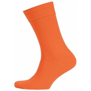 Мужские носки LorenzLine, 1 пара, классические, размер 25 (39-40), оранжевый
