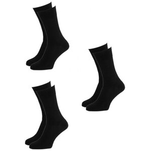 Мужские носки LorenzLine, 3 пары, классические, размер 29, черный