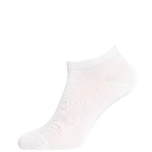 Мужские носки LorenzLine, 3 пары, укороченные, антибактериальные свойства, размер 25, белый