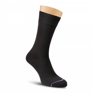 Мужские носки LorenzLine, 5 пар, высокие, на 23 февраля, размер 29, черный
