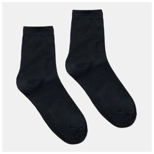 Мужские носки Minaku, классические, на 23 февраля, размер 40-41, черный