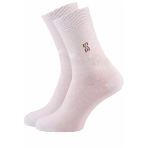 Мужские носки НАШЕ, 1 пара, размер 45-46, белый